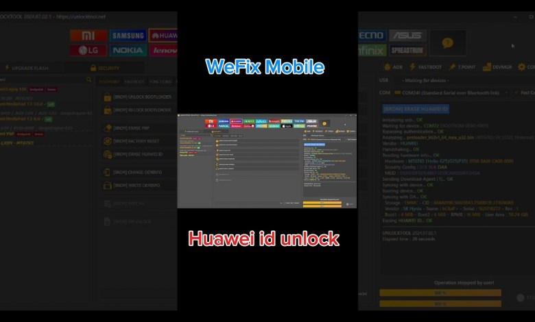 Huawei id unlock by unlock tool #unlock #frp #huawei Huawei id unlock by unlock tool #unlock #frp #huawei