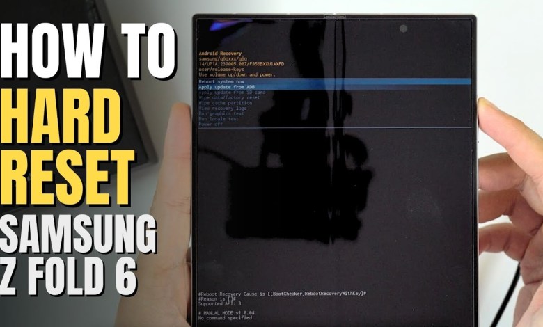 How to Hard Reset Samsung Galaxy Z Fold 6 | How to Hard Reset Samsung Galaxy Z Fold 6 |