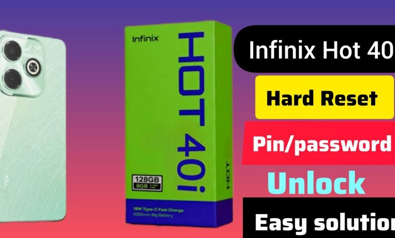 Infinix Hot 40i hard reset, pin/password/pattern Infinix Hot 40i hard reset, pin/password/pattern