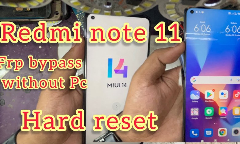 Redmi note 11 Frp bypass without Pc || hard reset Redmi note 11 Frp bypass without Pc || hard reset