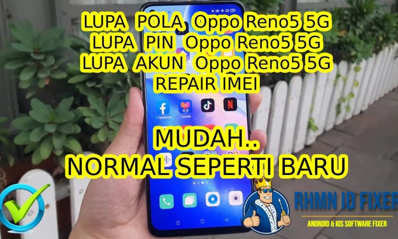Forgot pattern, forgot Oppo Reno5 5G Google account Forgot pattern, forgot Oppo Reno5 5G Google account