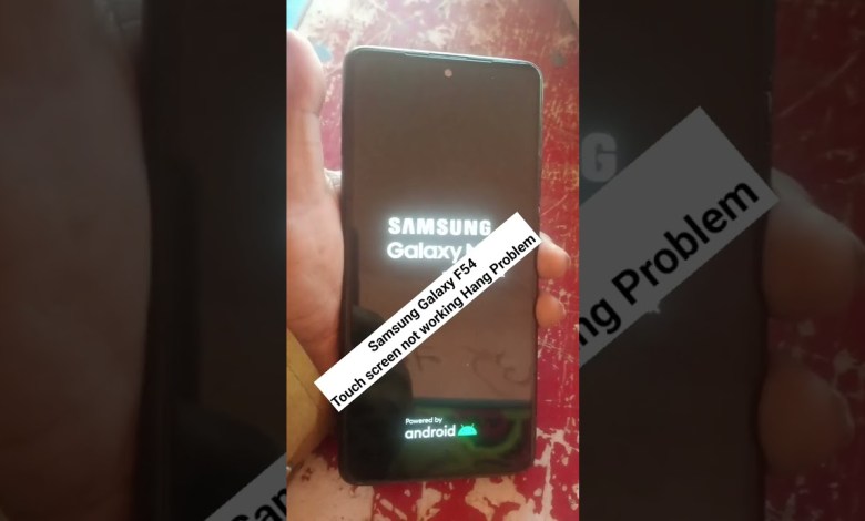 Samsung galaxy F54 Touch screen not working Reset Samsung galaxy F54 Touch screen not working Reset