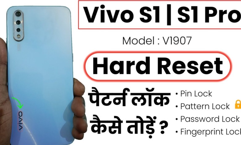 Vivo S1 Hard Reset | Vivo S1 (V1907) Pattern Unlock | Vivo S1 Hard Reset | Vivo S1 (V1907) Pattern Unlock |