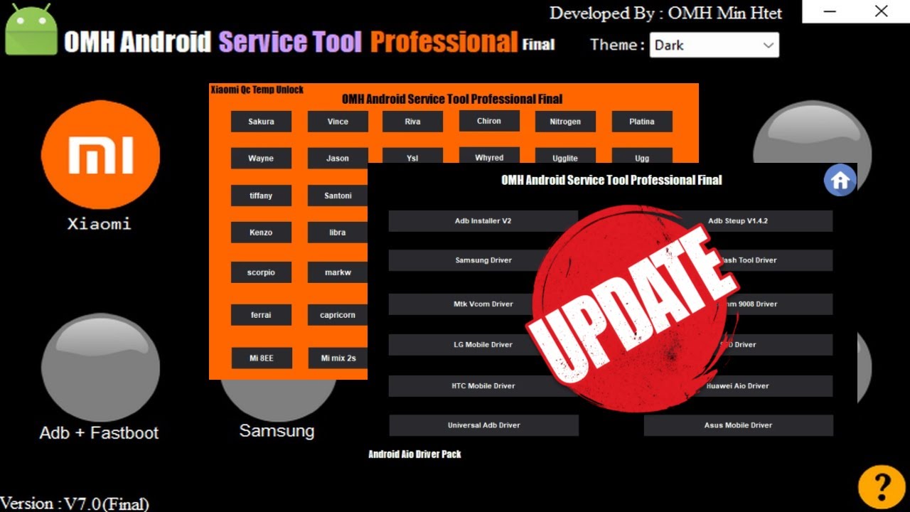 OMH Android Service Tool Pro Final V7.0 Free FRP, OMH Android Service Tool Pro Final V7.0 Free FRP,