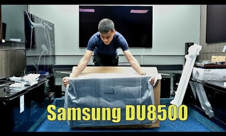 Samsung DU8500 Unboxing, Setup, Test and Review Samsung DU8500 Unboxing, Setup, Test and Review