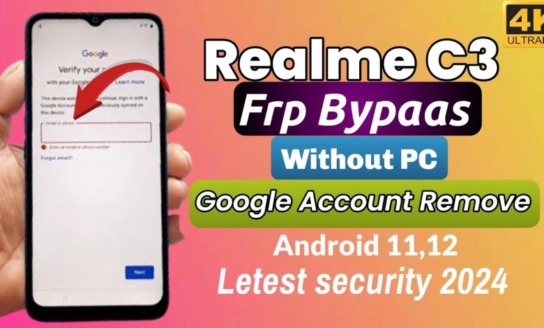 Realme C3 Frp Bypass || Google Account Bypass Without Realme C3 Frp Bypass || Google Account Bypass Without