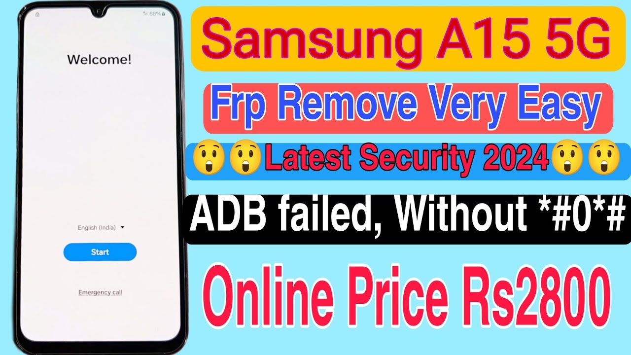 Samsung A15 Frp Bypass 2024 / No Adb, No *#0*#, Samsung A15 Frp Bypass 2024 / No Adb, No *#0*#,