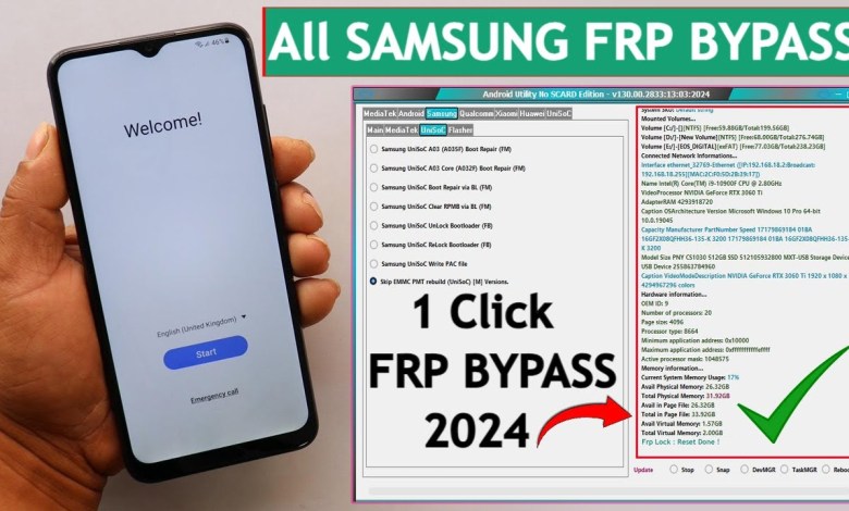 2024 – All Samsung One Click FRP Bypass Tool 2024 – All Samsung One Click FRP Bypass Tool