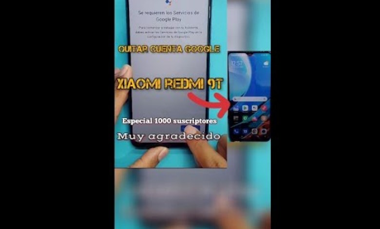 DELETE GOOGLE ACCOUNT XIAOMI REDMI 9T | REMOVE FRP DELETE GOOGLE ACCOUNT XIAOMI REDMI 9T | REMOVE FRP