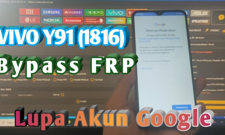 Vivo Y91 (1816) Byapass Akun Google/Bypass FRP Vivo Y91 (1816) Byapass Akun Google/Bypass FRP