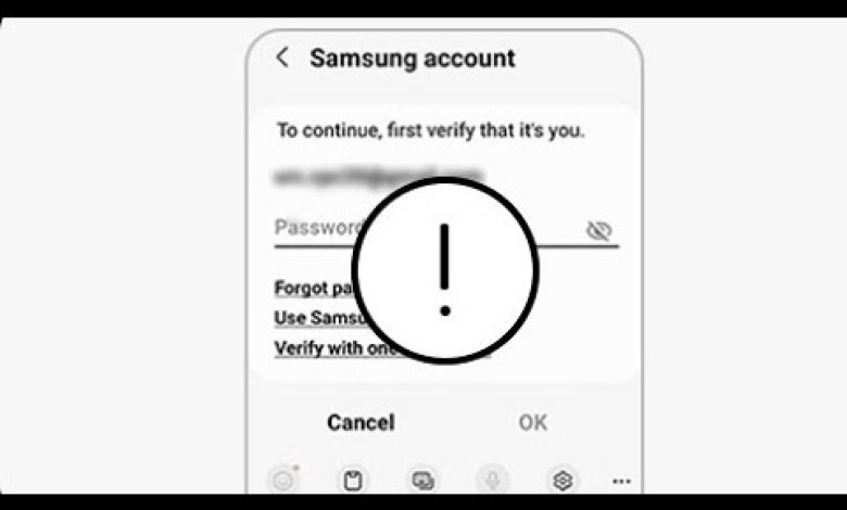 Samsung Account Sign-in Error fix Samsung Account Sign-in Error fix
