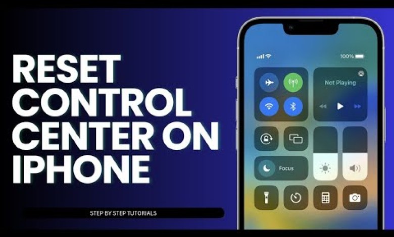 How To Reset Control Center On iPhone How To Reset Control Center On iPhone