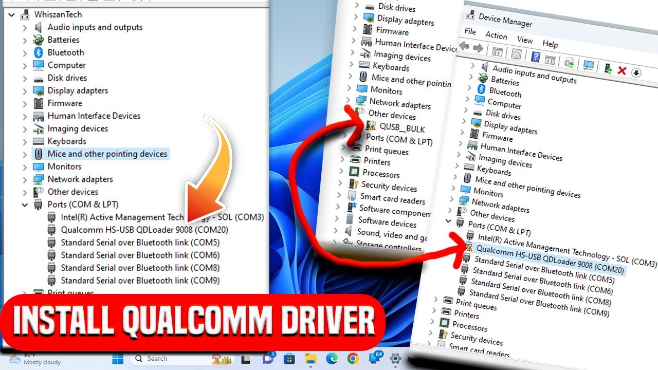 How To Install & Download Qualcomm HS USB QDLoader 9008 How To Install & Download Qualcomm HS USB QDLoader 9008