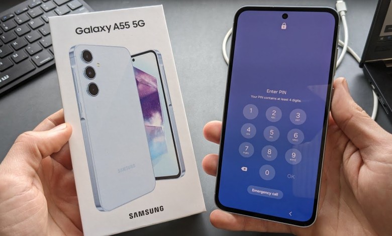 Samsung Galaxy A55 5G – Reset Forgotten PIN ,Password, Samsung Galaxy A55 5G – Reset Forgotten PIN ,Password,