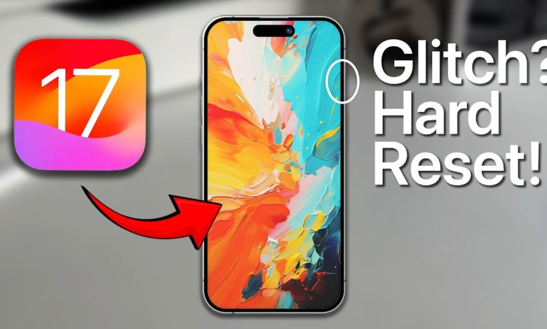 SHOCKING iOS 17 iPhone Glitch & How to Hard RESET SHOCKING iOS 17 iPhone Glitch & How to Hard RESET