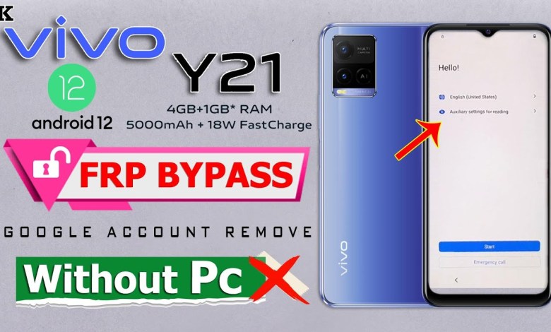 Vivo Y21 FRP Bypass/Unlock Google Account | Rm Solution Vivo Y21 FRP Bypass/Unlock Google Account | Rm Solution