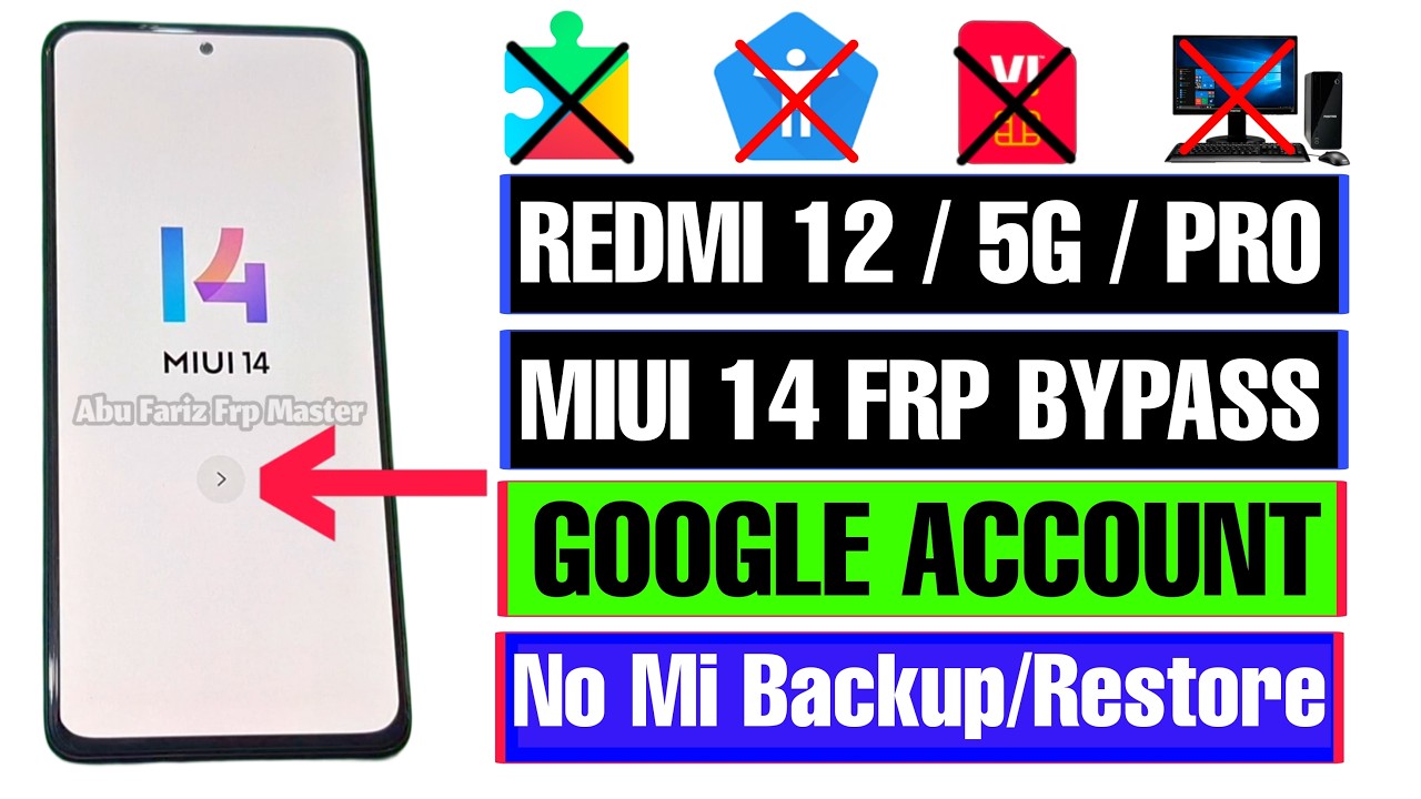 Uncover the Secret: Redmi 12 MIUI 14 FRP Bypass Without PC | Redmi 12 Uncover the Secret: Redmi 12 MIUI 14 FRP Bypass Without PC | Redmi 12