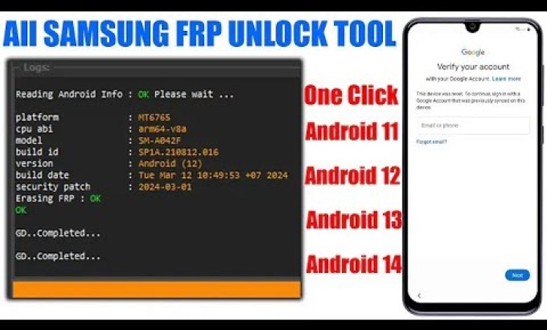 Unlock Any Samsung Device with Ease: Samsung FRP Tool 2024 for Samsung FRP Bypass on Android 12 Unlock Any Samsung Device with Ease: Samsung FRP Tool 2024 for Samsung FRP Bypass on Android 12