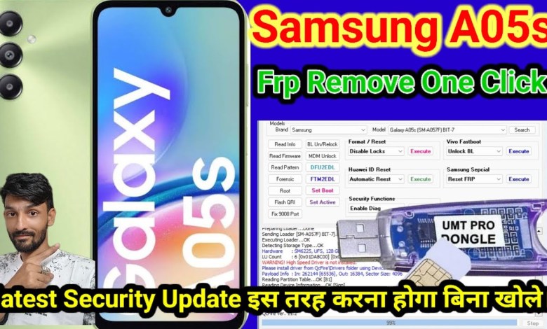 Unlock Samsung A05s Frp with Umt Dongle in just one click! Intrigued? Unlock Samsung A05s Frp with Umt Dongle in just one click! Intrigued?