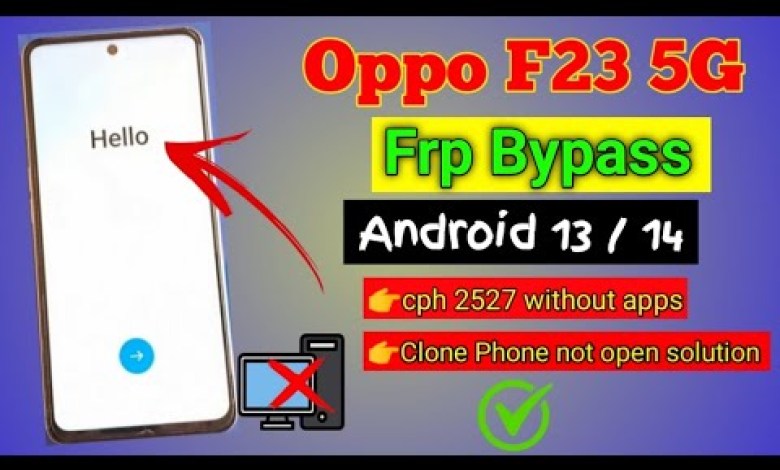 Oppo F23 5g frp remove | Without PC | all oppo Frp Oppo F23 5g frp remove | Without PC | all oppo Frp