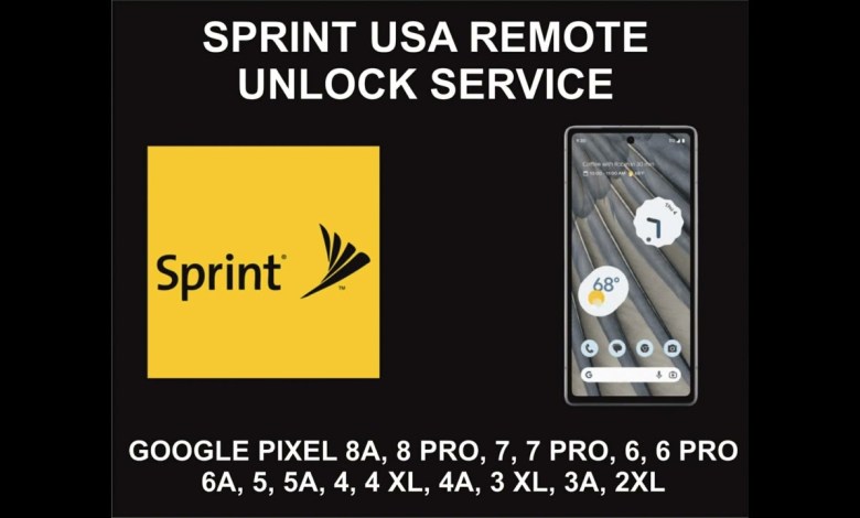 Sprint USA Pixel Remote Unlock Service, Pixel All Sprint USA Pixel Remote Unlock Service, Pixel All