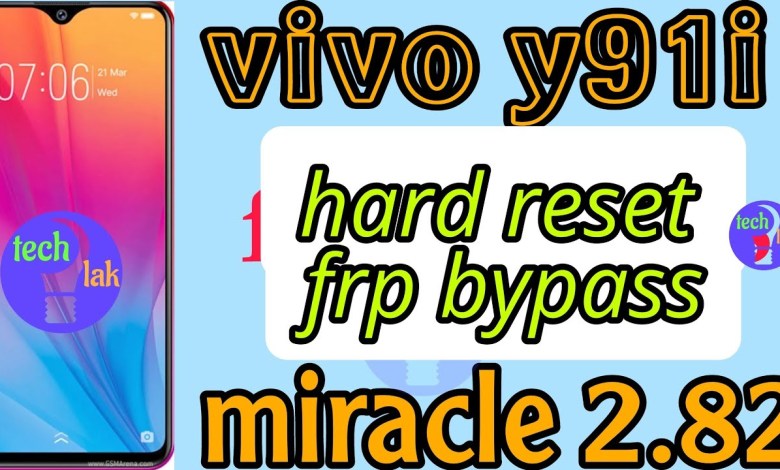 vivo y91i 1820 hard reset and frp by miracle 2.82 vivo y91i 1820 hard reset and frp by miracle 2.82