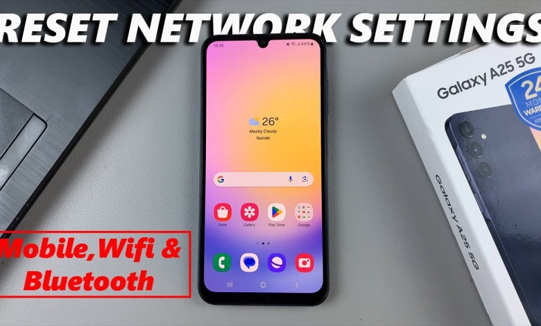 How To Reset Network Settings On Samsung Galaxy A25 5G How To Reset Network Settings On Samsung Galaxy A25 5G
