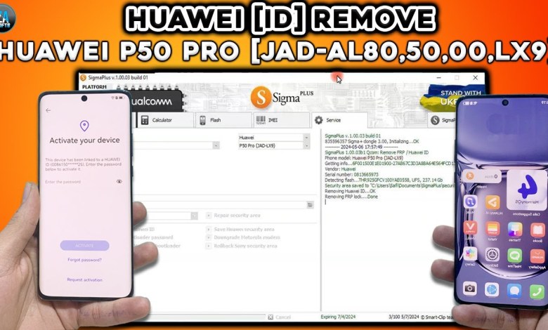 HUAWEI P50 PRO (JAD-AL80) HUAWEI ID AND FRP DONE BY HUAWEI P50 PRO (JAD-AL80) HUAWEI ID AND FRP DONE BY