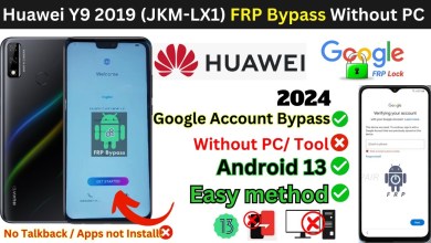 Huawei Y9 2019 (JKM-LX1) FRP Bypass Google Account Huawei Y9 2019 (JKM-LX1) FRP Bypass Google Account
