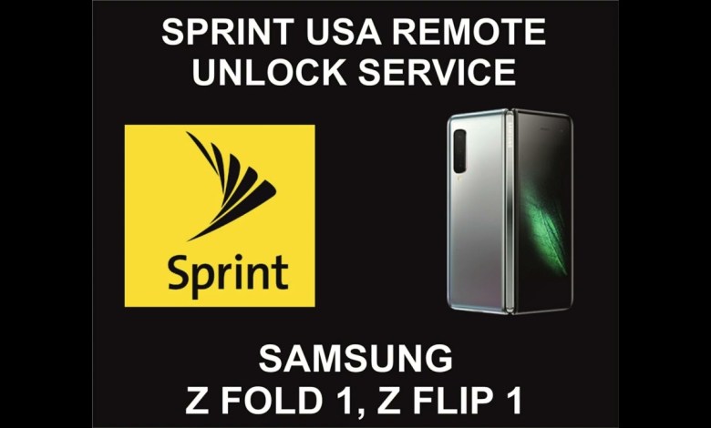 Sprint USA Samsung Unlock Service, Samsung Z Fold 1, Z Sprint USA Samsung Unlock Service, Samsung Z Fold 1, Z