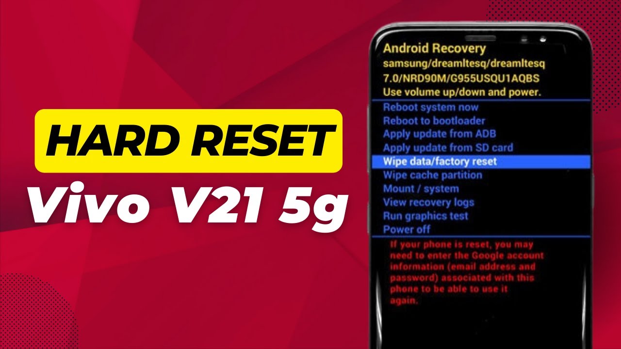 Hard Reset Vivo V21 5g (Step By Step) Hard Reset Vivo V21 5g (Step By Step)