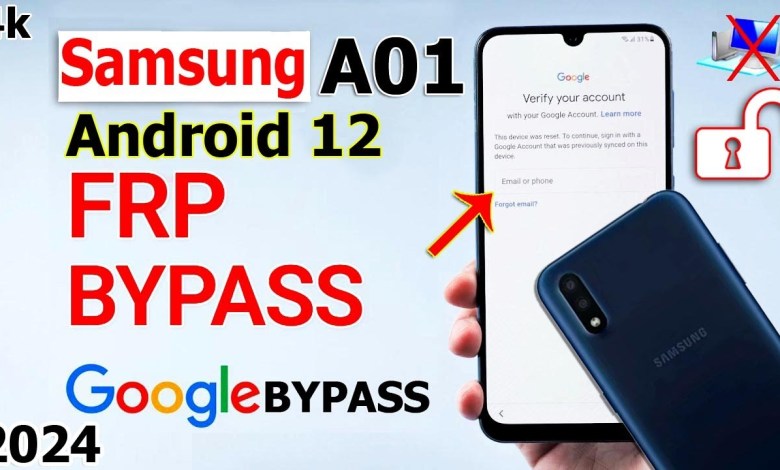 Samsung Galaxy A01 Frp Bypass Android 12 Without Pc Samsung Galaxy A01 Frp Bypass Android 12 Without Pc