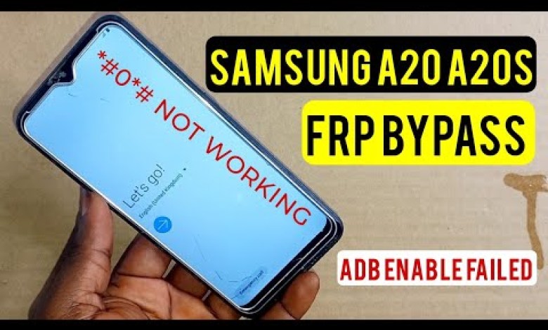Samsung A20, A20s Frp Bypass/Google Account Samsung A20, A20s Frp Bypass/Google Account