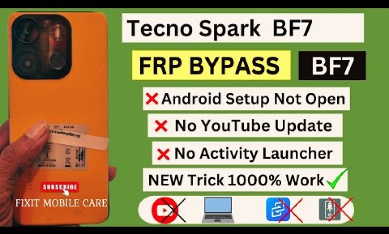 Unlock Tecno Spark Go 2023 FRP on Android 12 with an Exciting New Trick Unlock Tecno Spark Go 2023 FRP on Android 12 with an Exciting New Trick