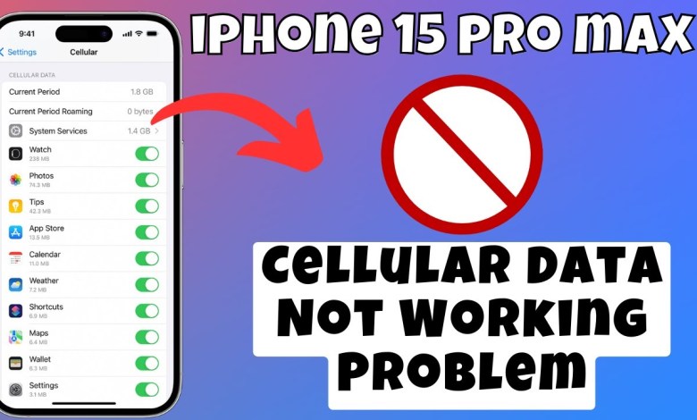 How to Fix Cellular Data Not Working Problem iphone 15 How to Fix Cellular Data Not Working Problem iphone 15
