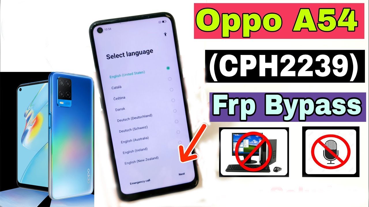 Unlock Gmail account oppo A54(cph2239) lock Frp. Unlock Gmail account oppo A54(cph2239) lock Frp.