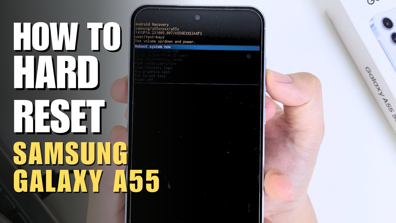 How to Hard Reset Samsung Galaxy A55 5G | Removing How to Hard Reset Samsung Galaxy A55 5G | Removing