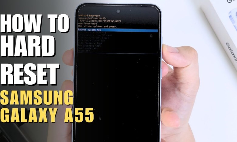How to Hard Reset Samsung Galaxy A55 5G | Removing How to Hard Reset Samsung Galaxy A55 5G | Removing