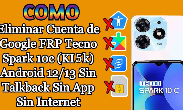 Remove Google Account FRP from all Tecno Spark Remove Google Account FRP from all Tecno Spark