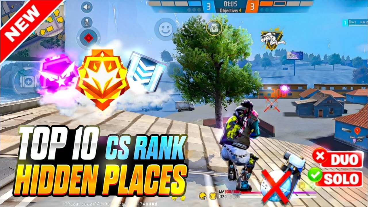 TOP 10 HIDDEN PLACES FOR CS RANK AFTER UPDATE | cs rank TOP 10 HIDDEN PLACES FOR CS RANK AFTER UPDATE | cs rank