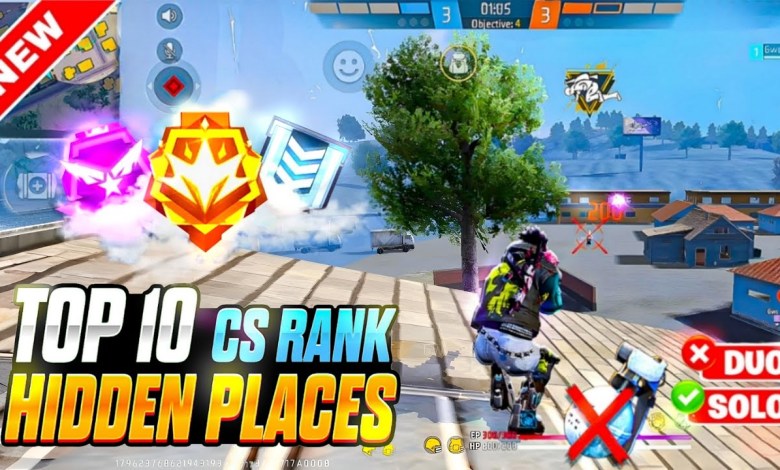 TOP 10 HIDDEN PLACES FOR CS RANK AFTER UPDATE | cs rank TOP 10 HIDDEN PLACES FOR CS RANK AFTER UPDATE | cs rank