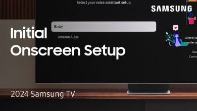 How to complete the Samsung TV initial onscreen How to complete the Samsung TV initial onscreen