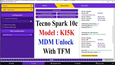 Tecno Spark 10c Model KI5K MDM Unlock With TFM Tools Tecno Spark 10c Model KI5K MDM Unlock With TFM Tools