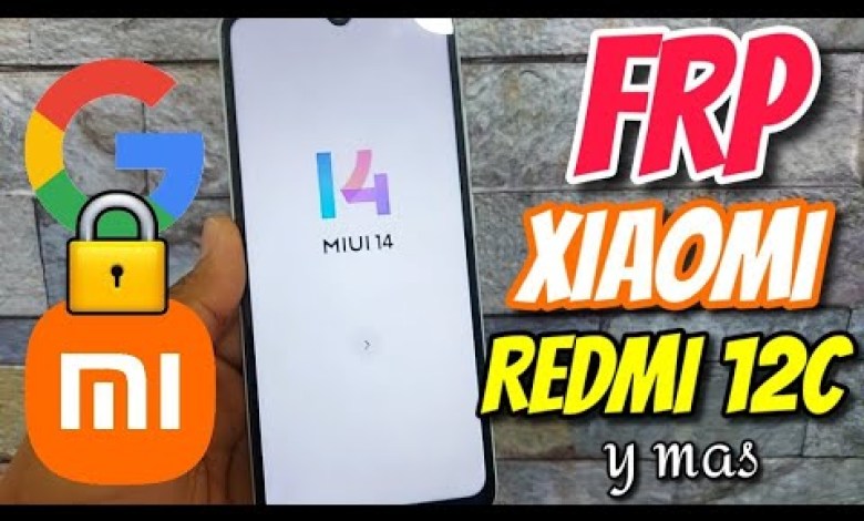 FRP COMO QUITAR CUENTA GOOGLE XIAOMI REDMI 12C MIUI FRP COMO QUITAR CUENTA GOOGLE XIAOMI REDMI 12C MIUI