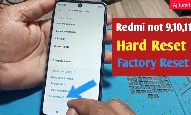 Redmi Factory Reset kiase karen | Hard Reset Xiomi Redmi Factory Reset kiase karen | Hard Reset Xiomi