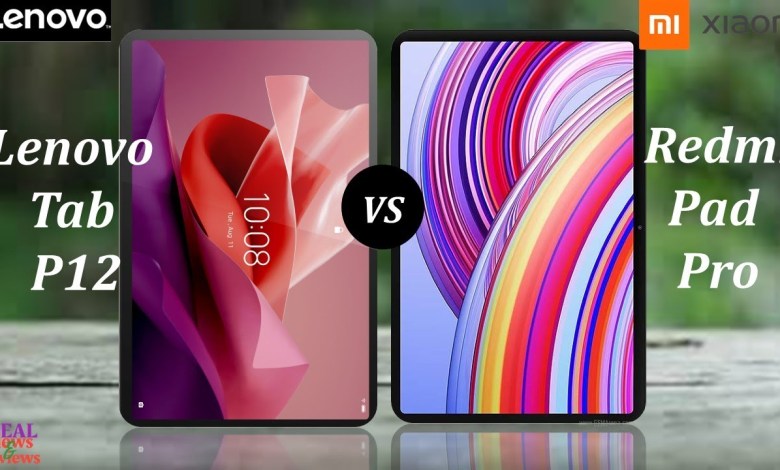 Lenovo Tab P12 vs Xiaomi Redmi pad pro Lenovo Tab P12 vs Xiaomi Redmi pad pro