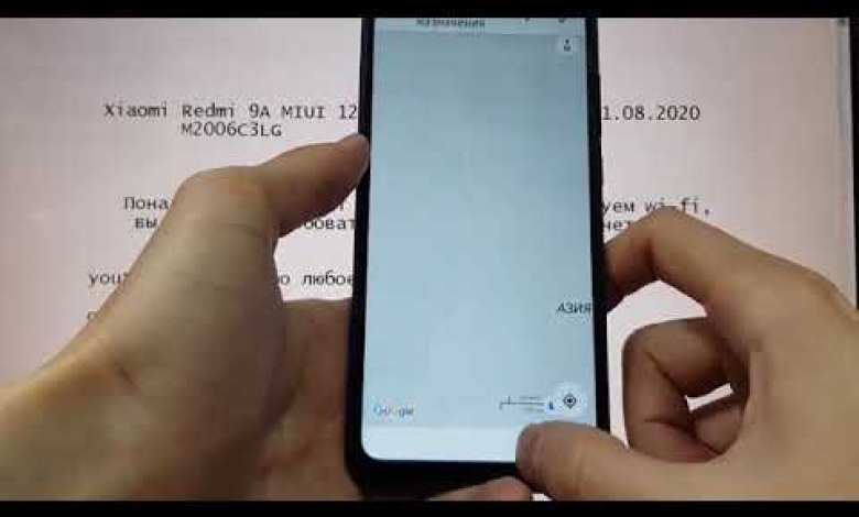 Xiaomi Redmi 9A FRP Remove Google Account Xiaomi Redmi 9A FRP Remove Google Account