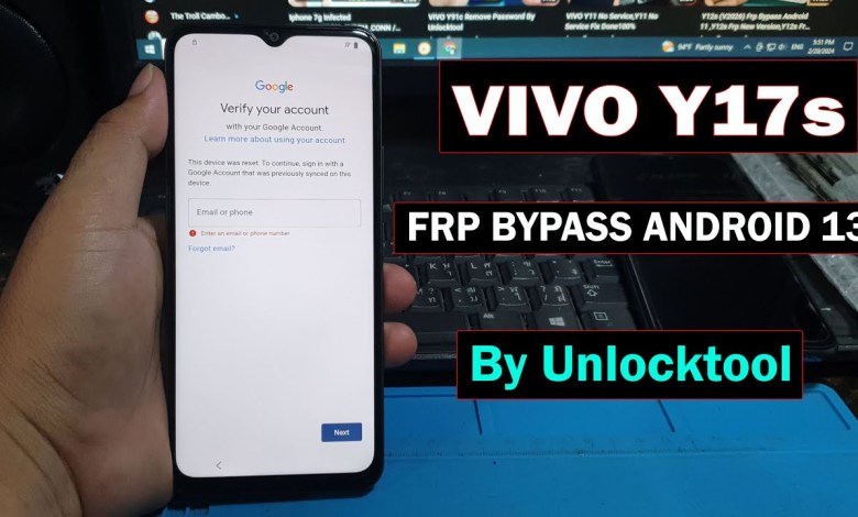 Vivo Y17s Frp Bypass Android 13 By Unlocktool Vivo Y17s Frp Bypass Android 13 By Unlocktool