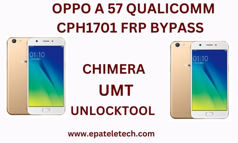 OPPO A57 QUALCOMM CPH1701 FRP BYPASS NEW TRICK OPPO A57 QUALCOMM CPH1701 FRP BYPASS NEW TRICK