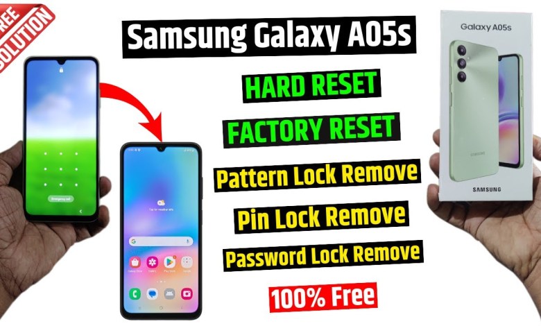 Samsung A05s Factory Reset & Remove All Type Screen Samsung A05s Factory Reset & Remove All Type Screen